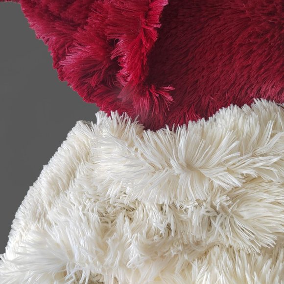 💗 Red Queen Faux Fur Comfy Plush Shaggy Duvet Cover Set Luxury Velvet w shams - Picture 6 of 7